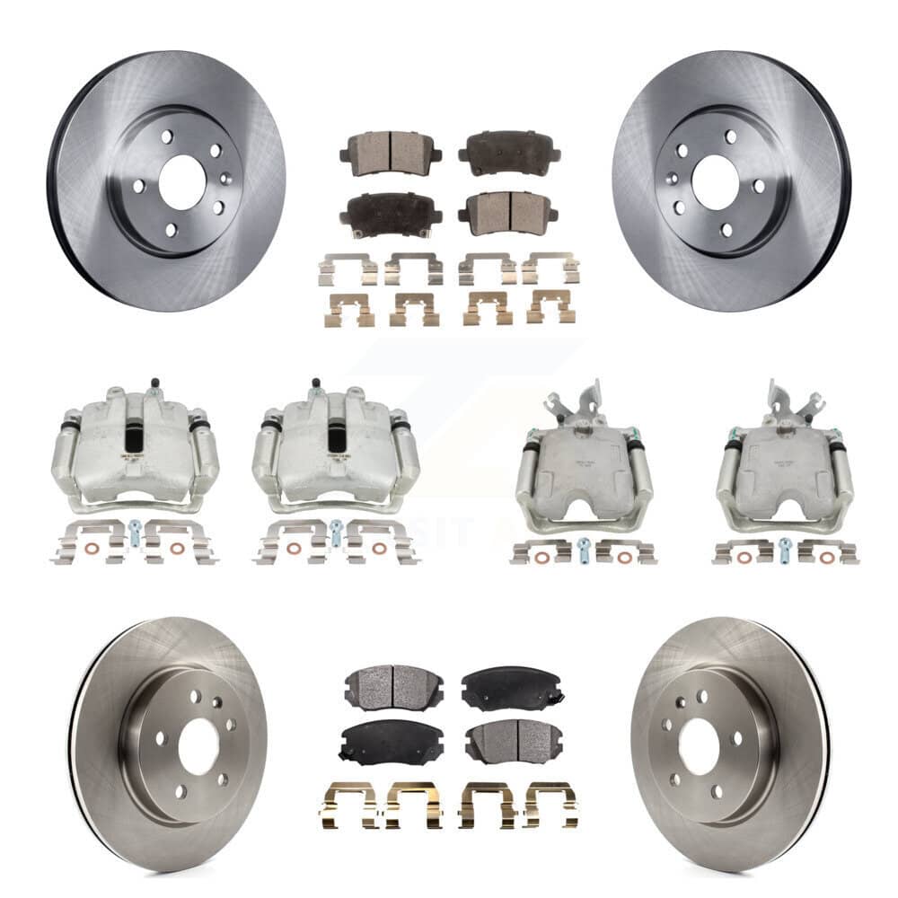 Transit Auto - KC8-101042P - Front and Rear Disc Brake Kits