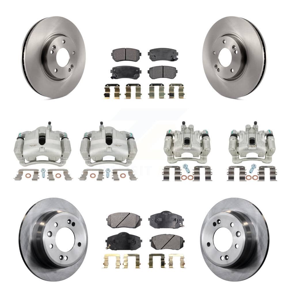 Transit Auto - KC8-101045P - Front and Rear Disc Brake Kits