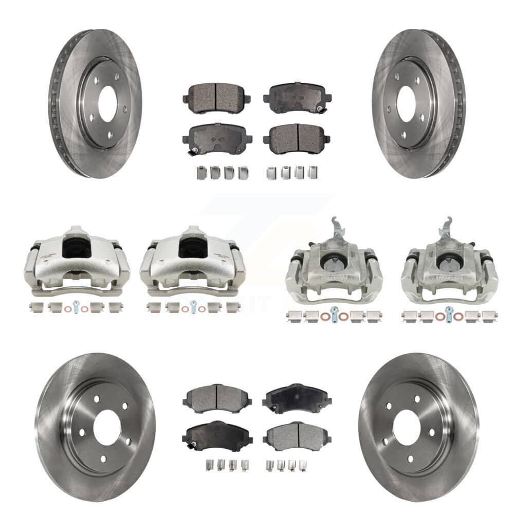 Transit Auto - KC8-101116P - Front and Rear Disc Brake Kits