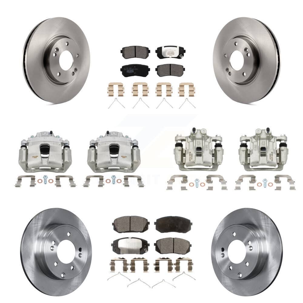 Transit Auto - KC8-101162T - Front and Rear Disc Brake Kits
