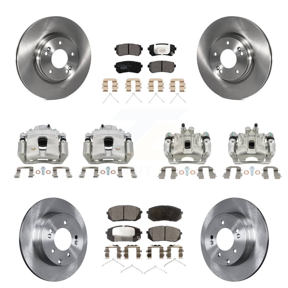 Transit Auto - KC8-101163T - Front and Rear Disc Brake Kits