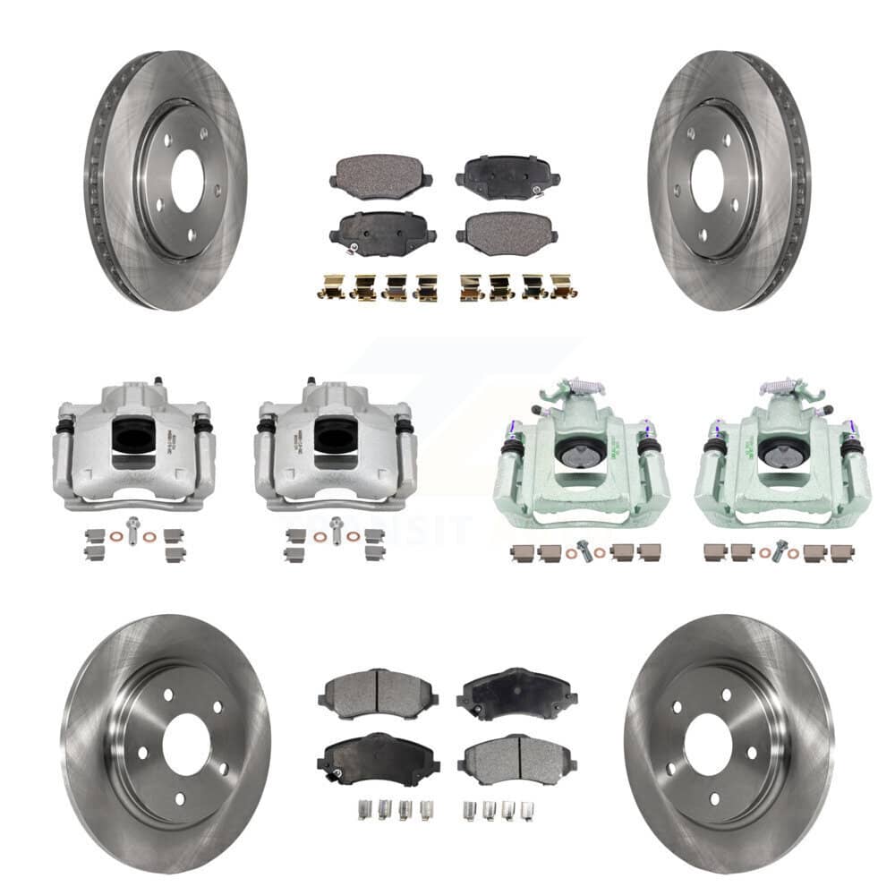 Transit Auto - KC8-101291P - Front and Rear Disc Brake Kits