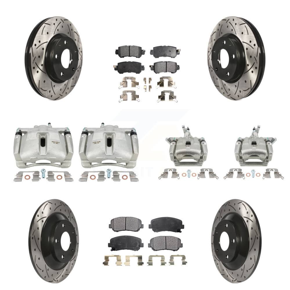 Transit Auto - KCD-100251T - Front and Rear Disc Brake Kits