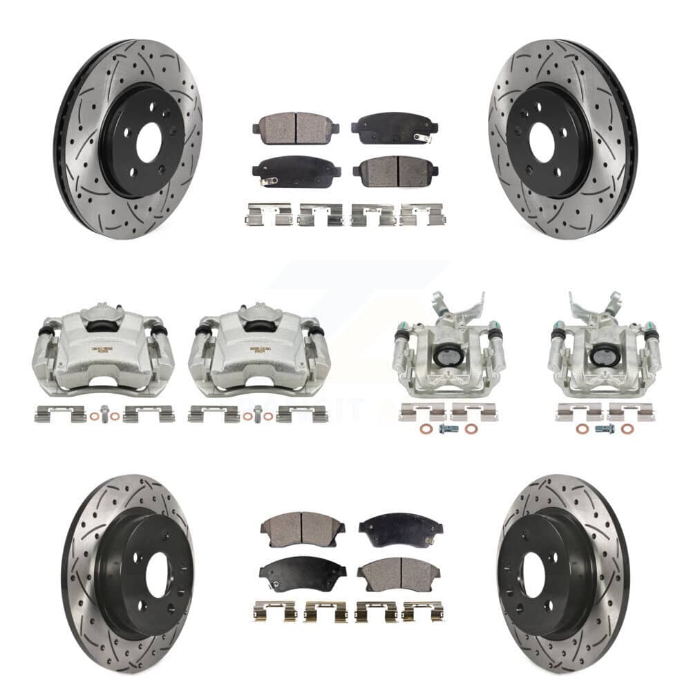 Transit Auto - KCD-100264P - Front and Rear Disc Brake Kits