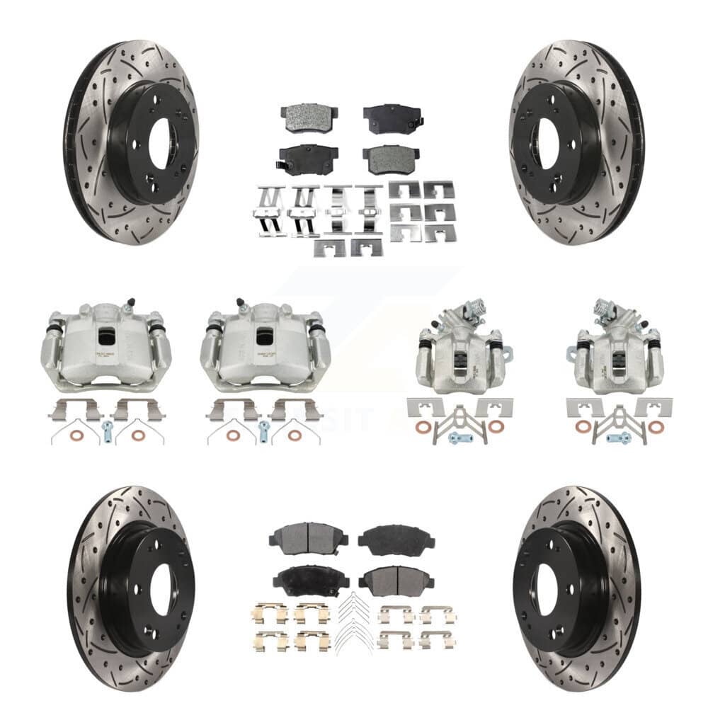 Transit Auto - KCD-100271T - Front and Rear Disc Brake Kits