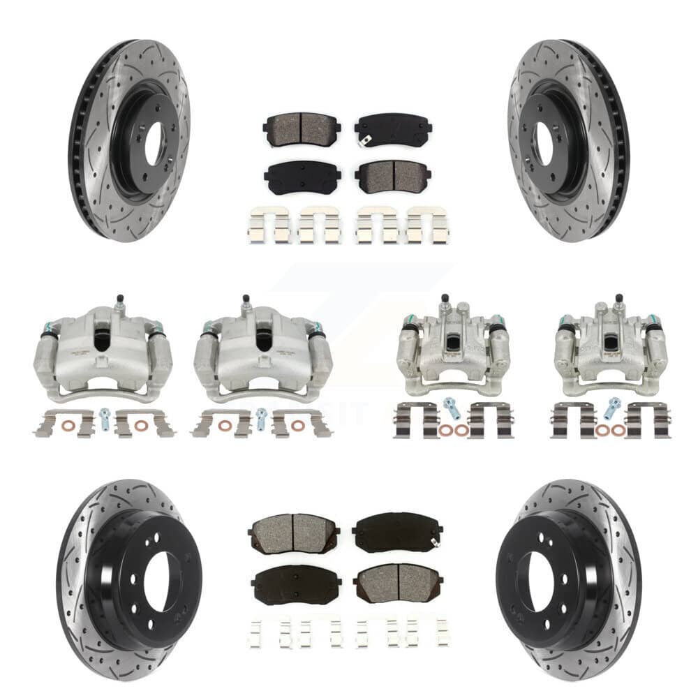 Transit Auto - KCD-100282S - Front and Rear Disc Brake Kits