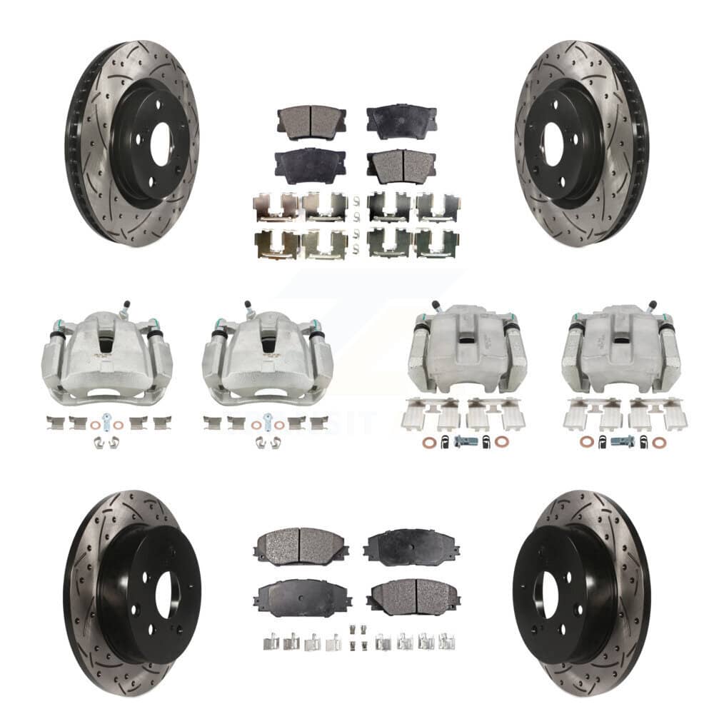 Transit Auto - KCD-100296T - Front and Rear Disc Brake Kits