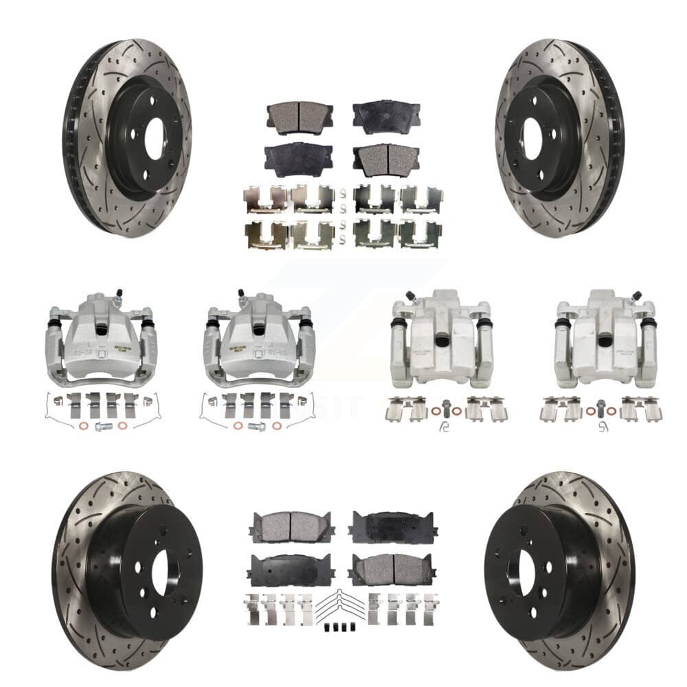 Transit Auto - KCD-100358P - Front and Rear Disc Brake Kits