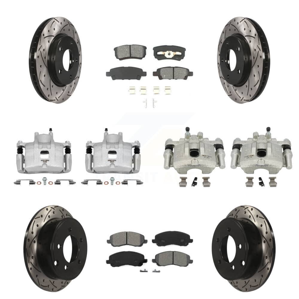 Transit Auto - KCD-100401S - Front and Rear Disc Brake Kits