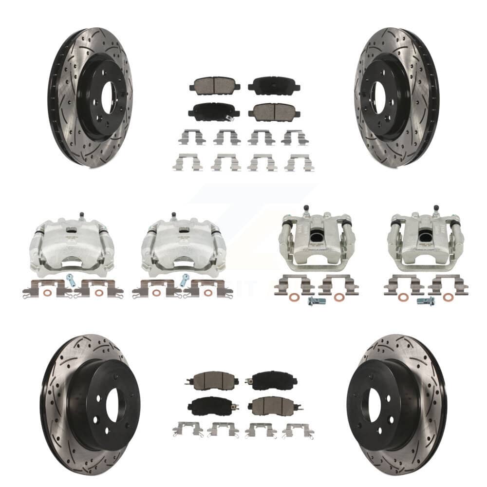 Transit Auto - KCD-100406C - Front and Rear Disc Brake Kits