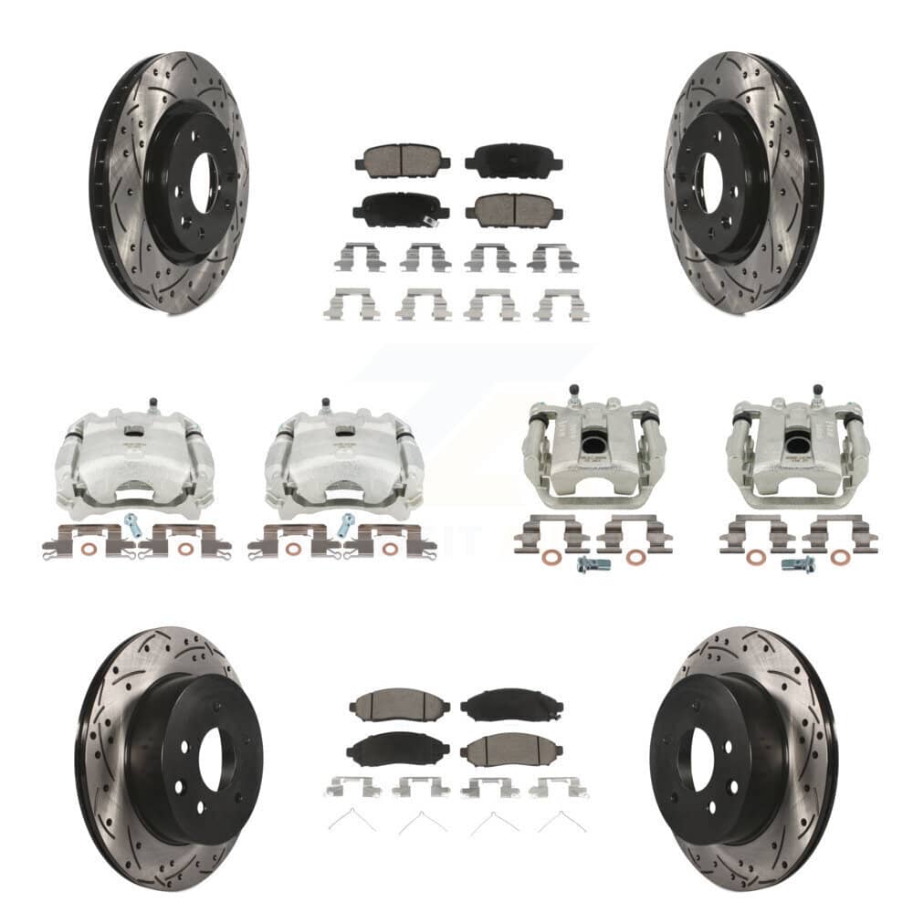 Transit Auto - KCD-100407C - Front and Rear Disc Brake Kits