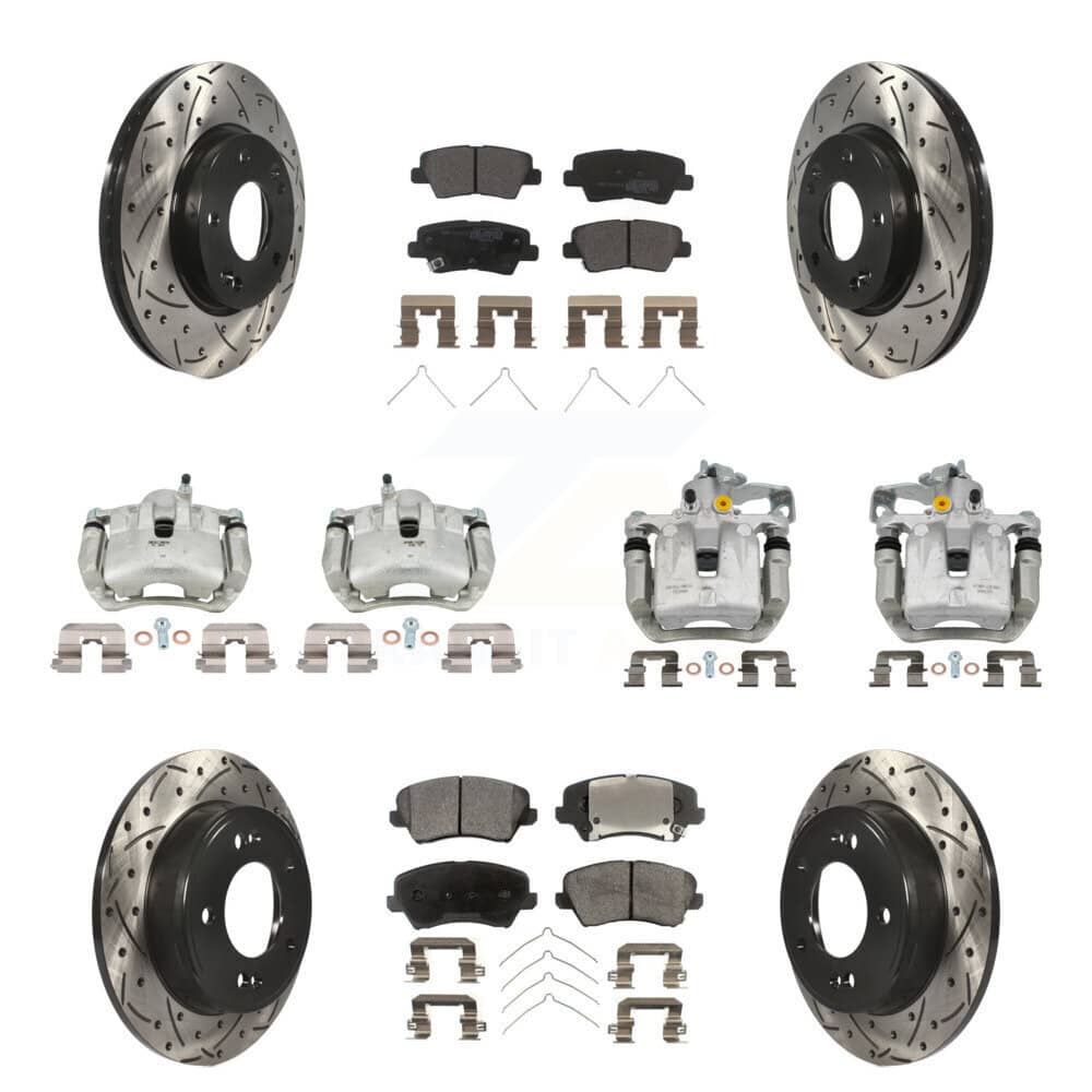 Transit Auto - KCD-100416P - Front and Rear Disc Brake Kits