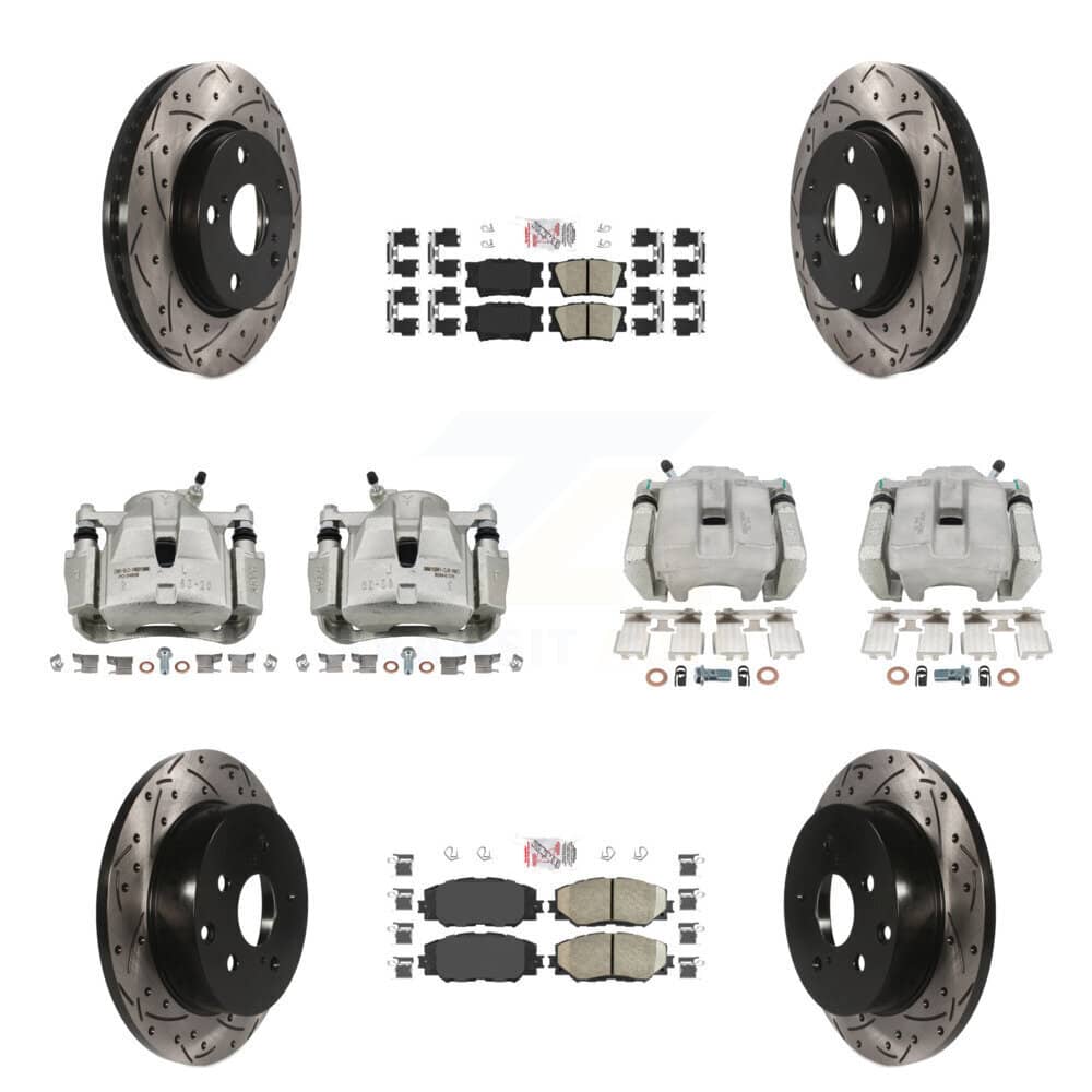 Transit Auto - KCD-100451N - Front and Rear Disc Brake Kits