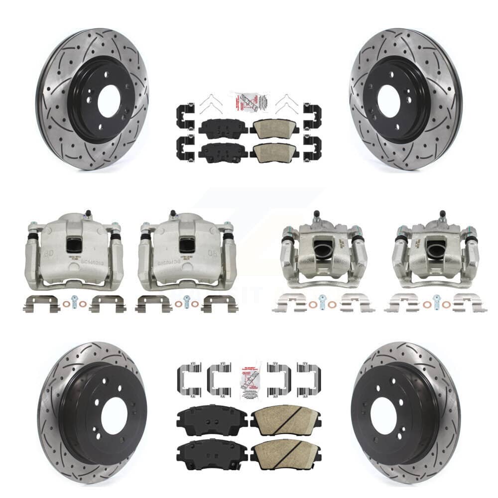 Transit Auto - KCD-100709N - Front and Rear Disc Brake Kits
