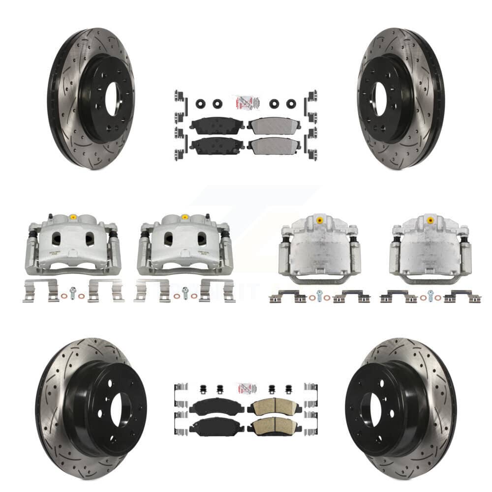 Transit Auto - KCD-100822N - Front and Rear Disc Brake Kits