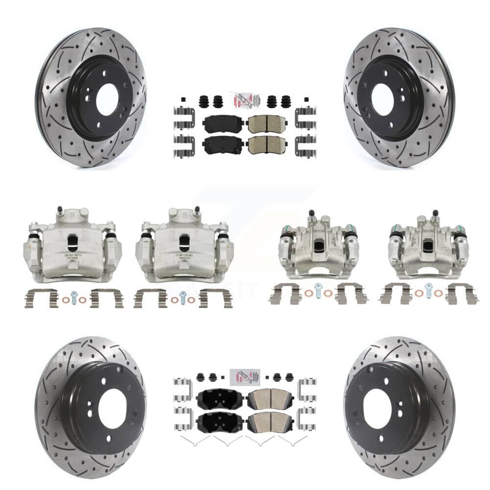 Transit Auto - KCD-101033N - Front and Rear Disc Brake Kits
