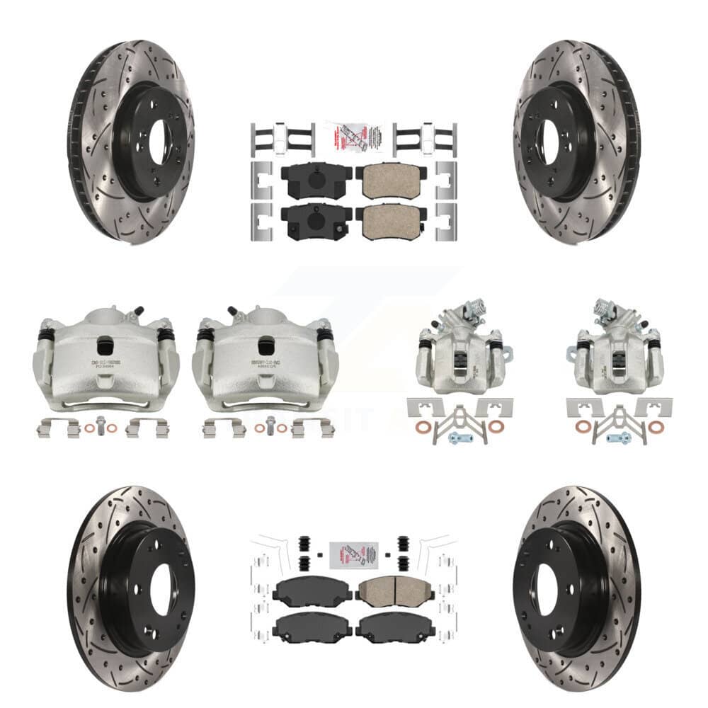 Transit Auto - KCD-101149N - Front and Rear Disc Brake Kits