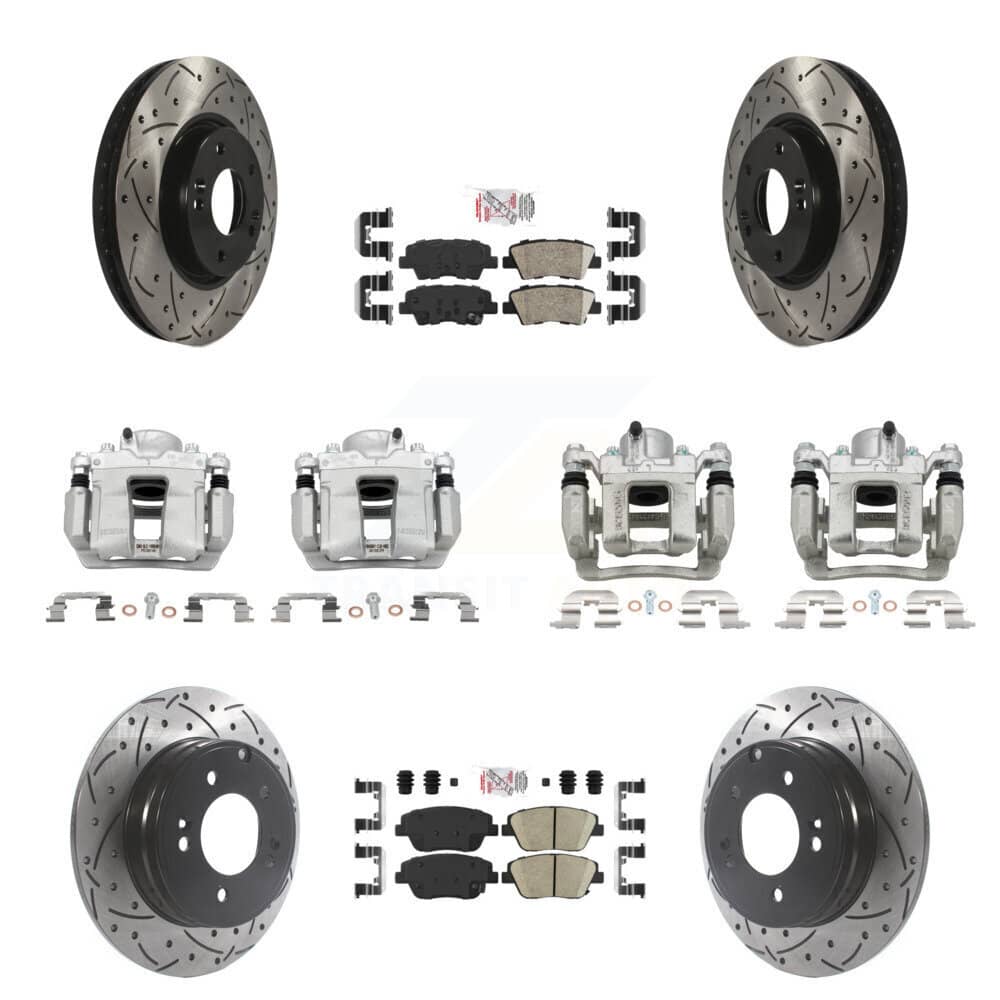 Transit Auto - KCD-101207N - Front and Rear Disc Brake Kits