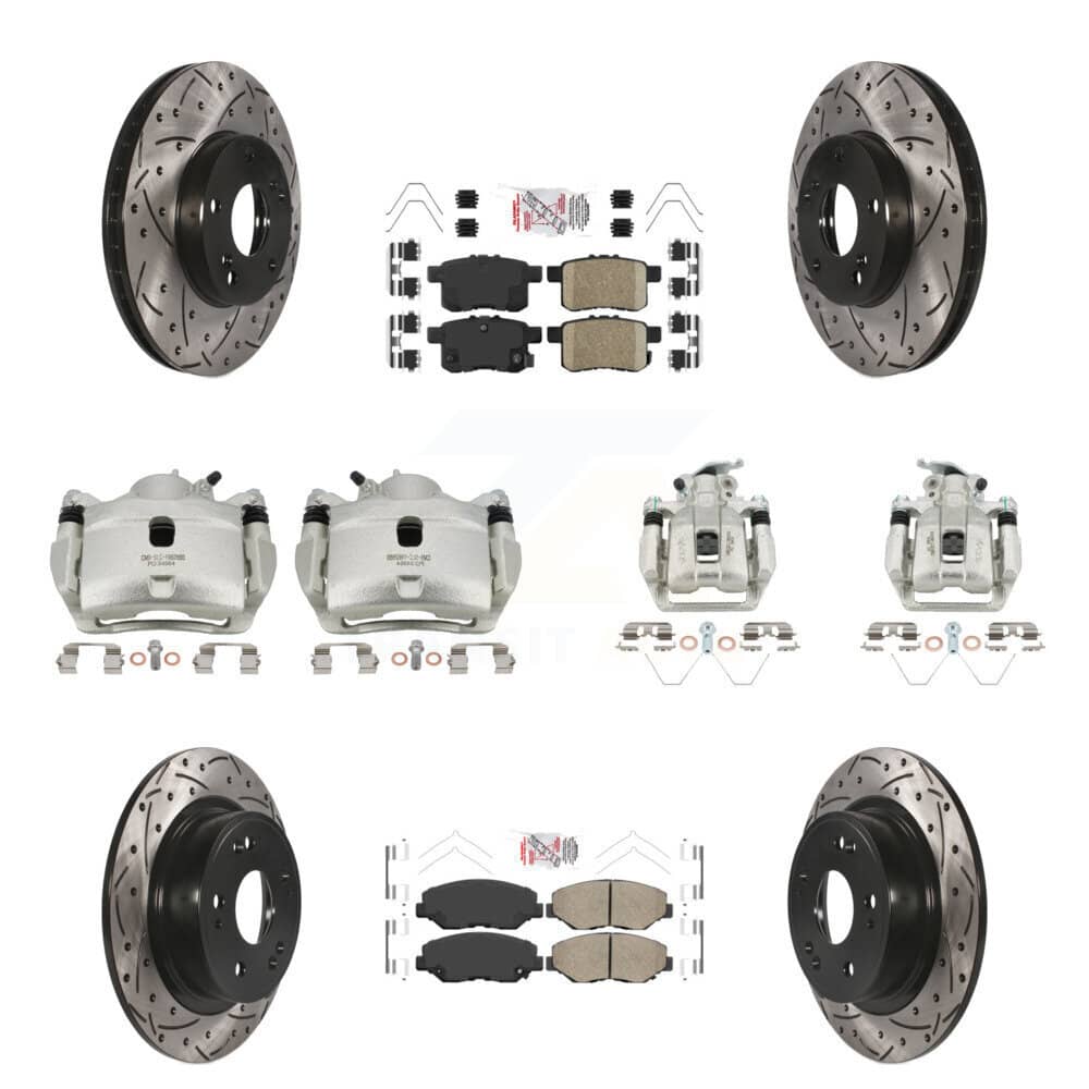 Transit Auto - KCD-101234N - Front and Rear Disc Brake Kits