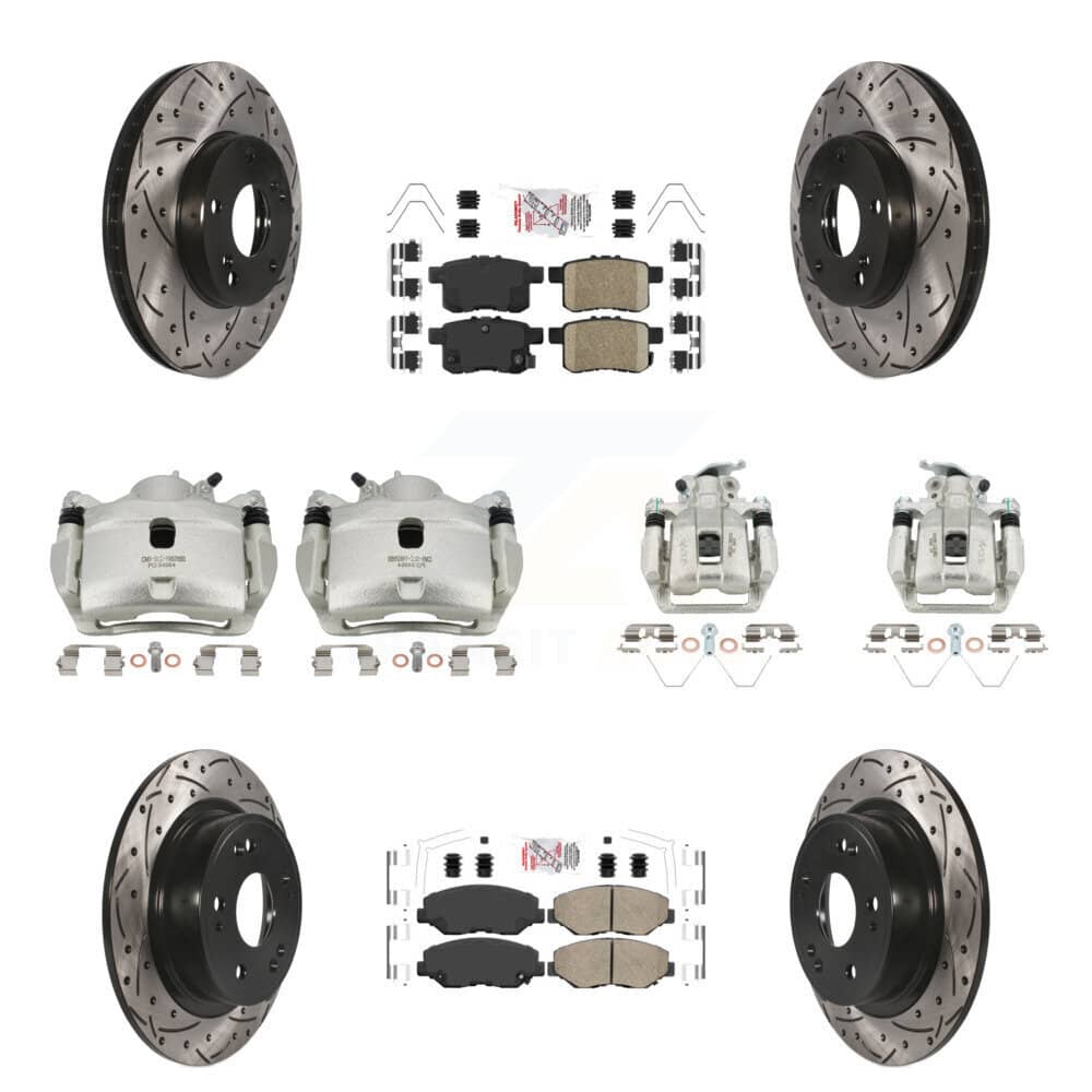Transit Auto - KCD-101236N - Front and Rear Disc Brake Kits