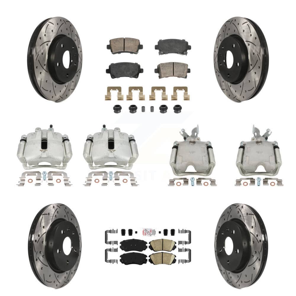 Transit Auto - KCD-101755N - Front and Rear Disc Brake Kits