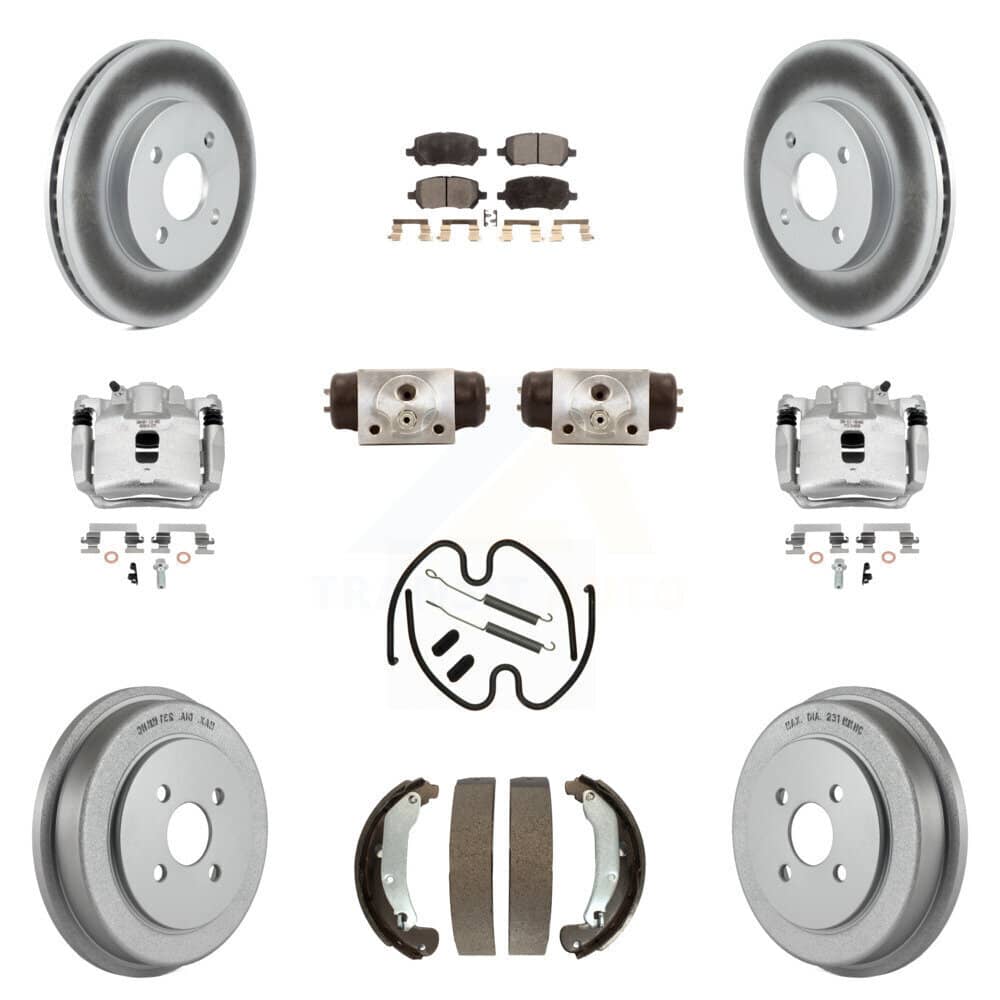 Transit Auto - KCG-100369T - Front and Rear Disc Brake Kits