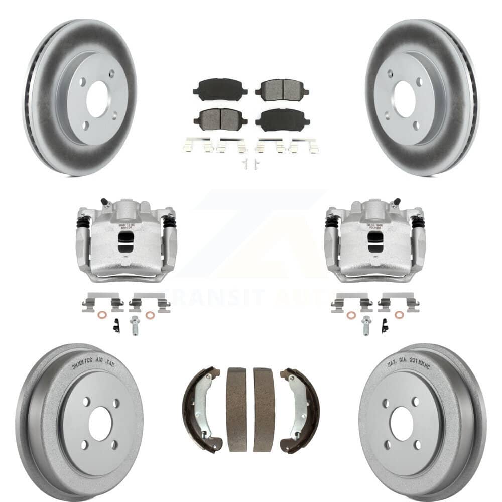 Transit Auto - KCG-100378S - Front and Rear Disc Brake Kits