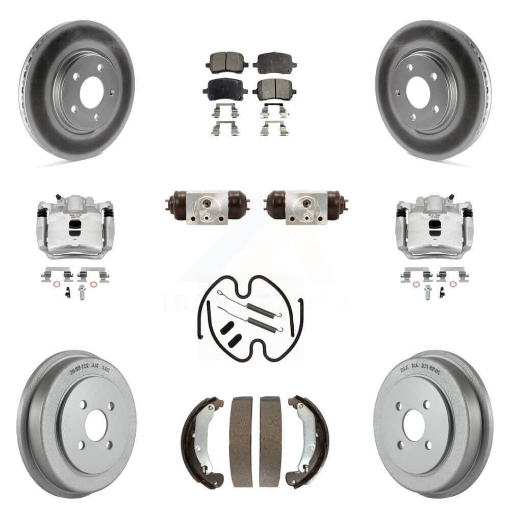 Transit Auto - KCG-100383P - Front and Rear Disc Brake Kits