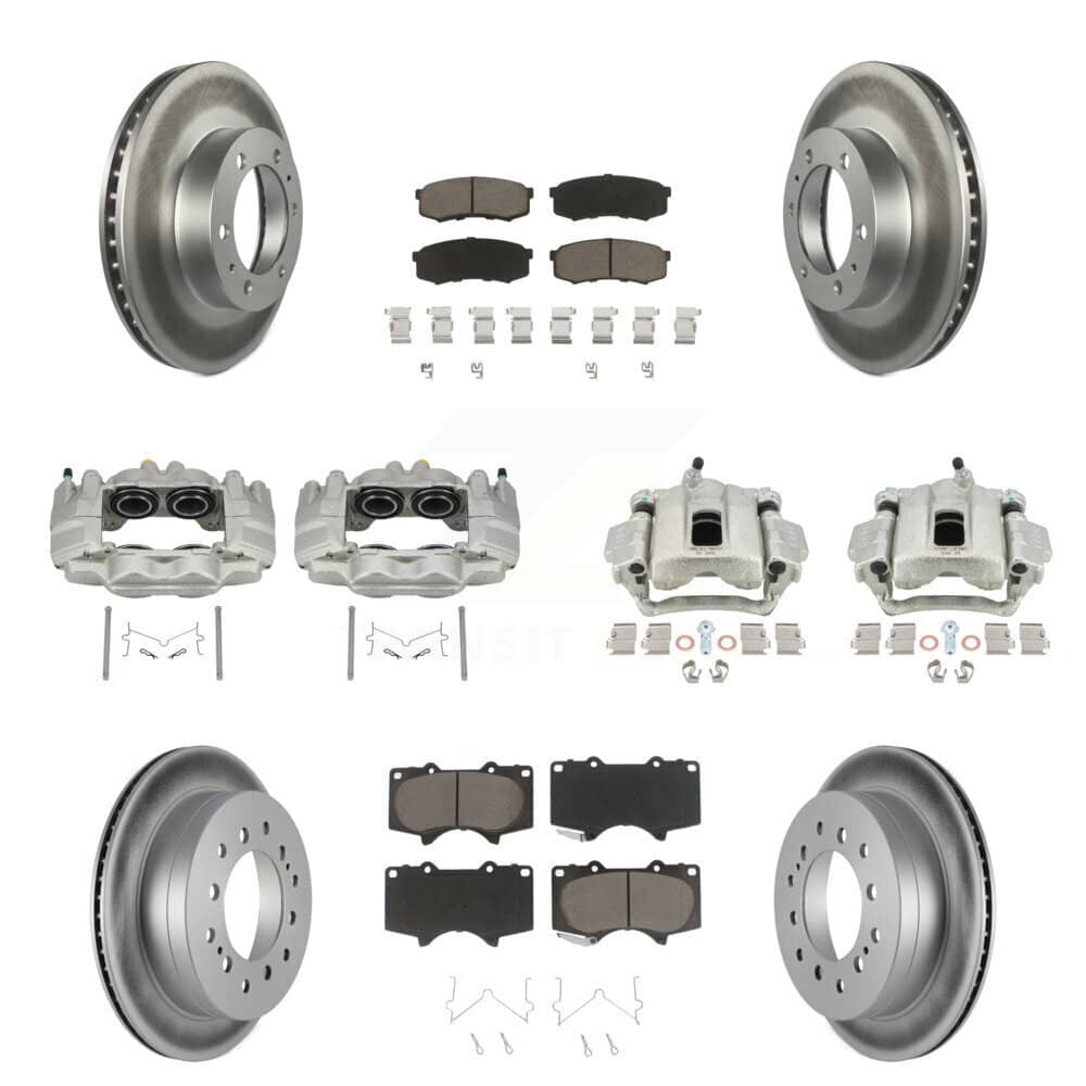 Transit Auto - KCG-100780C - Front and Rear Disc Brake Kits