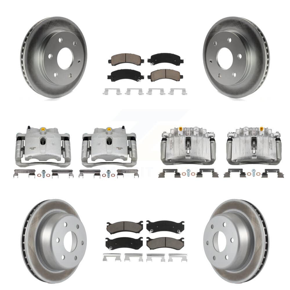 Transit Auto - KCG-100796C - Front and Rear Disc Brake Kits