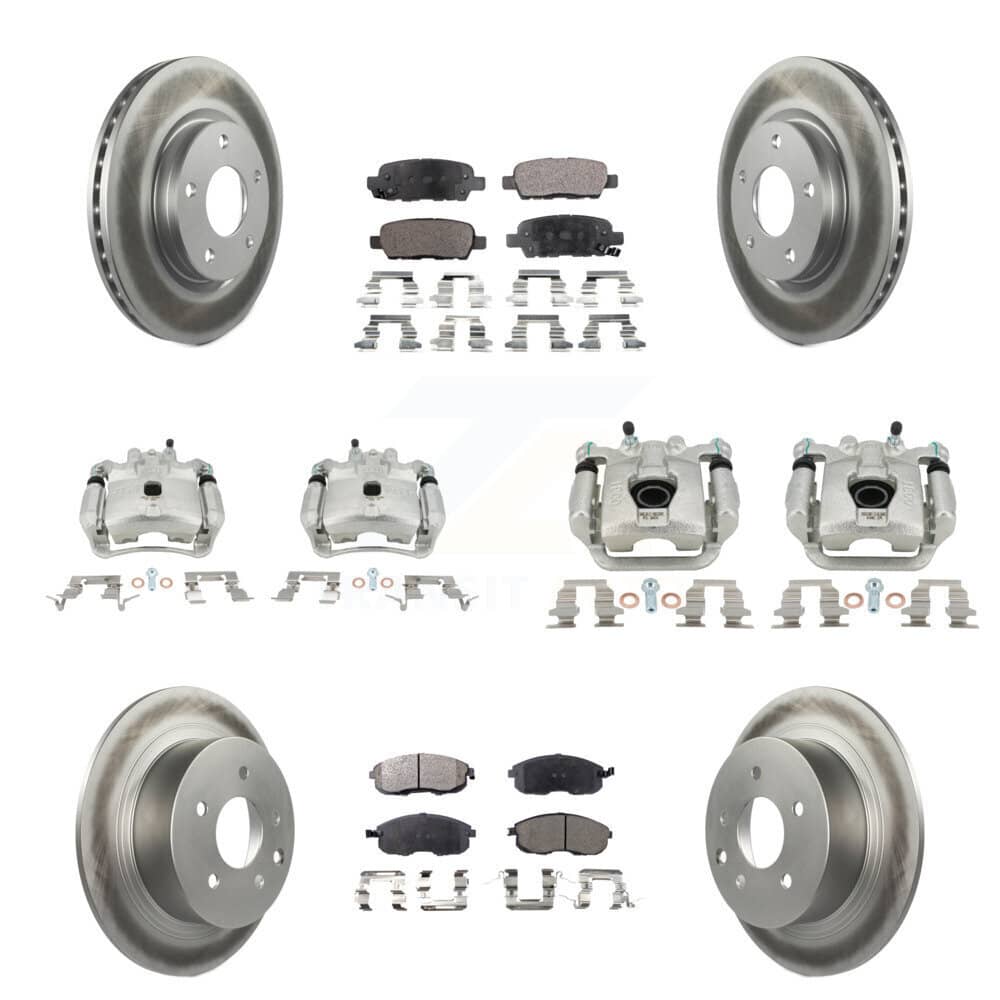 Transit Auto - KCG-100813T - Front and Rear Disc Brake Kits