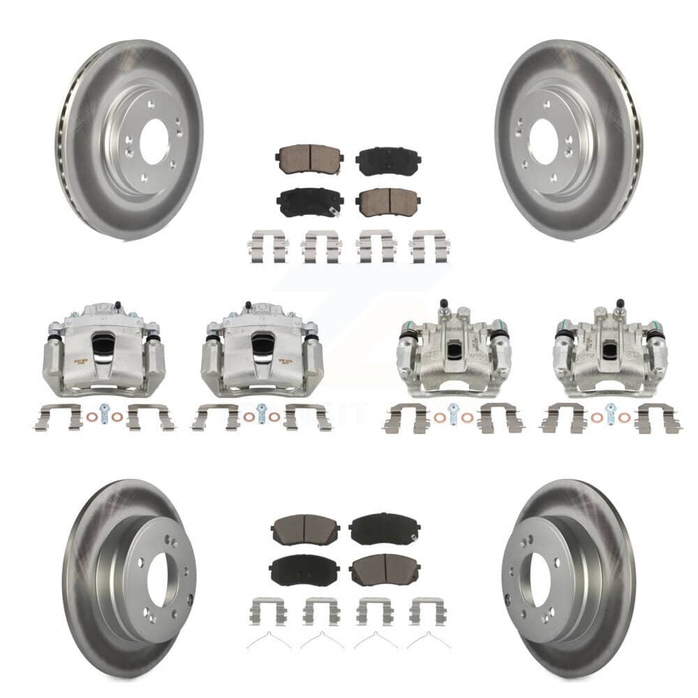 Transit Auto - KCG-100901C - Front and Rear Disc Brake Kits