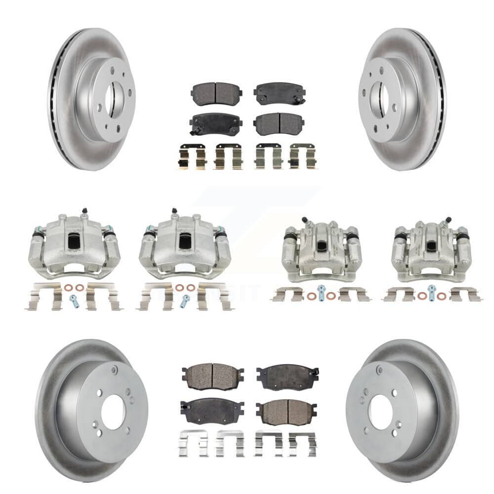 Transit Auto - KCG-100926T - Front and Rear Disc Brake Kits