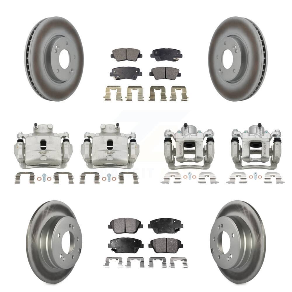 Transit Auto - KCG-100936P - Front and Rear Disc Brake Kits