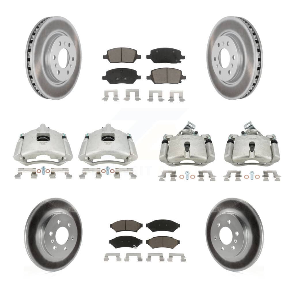 Transit Auto - KCG-101002C - Front and Rear Disc Brake Kits