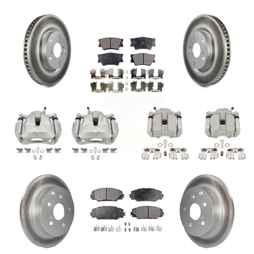 Transit Auto - KCG-101014P - Front and Rear Disc Brake Kits