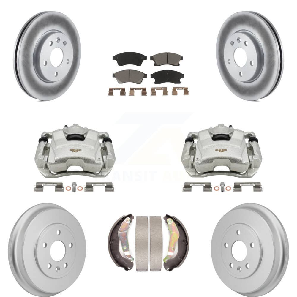 Transit Auto - KCG-101156C - Front and Rear Disc Brake Kits
