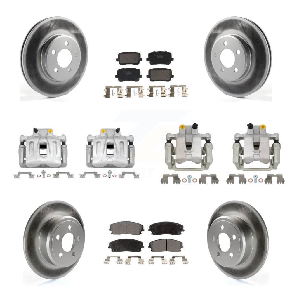Transit Auto - KCG-101168T - Front and Rear Disc Brake Kits