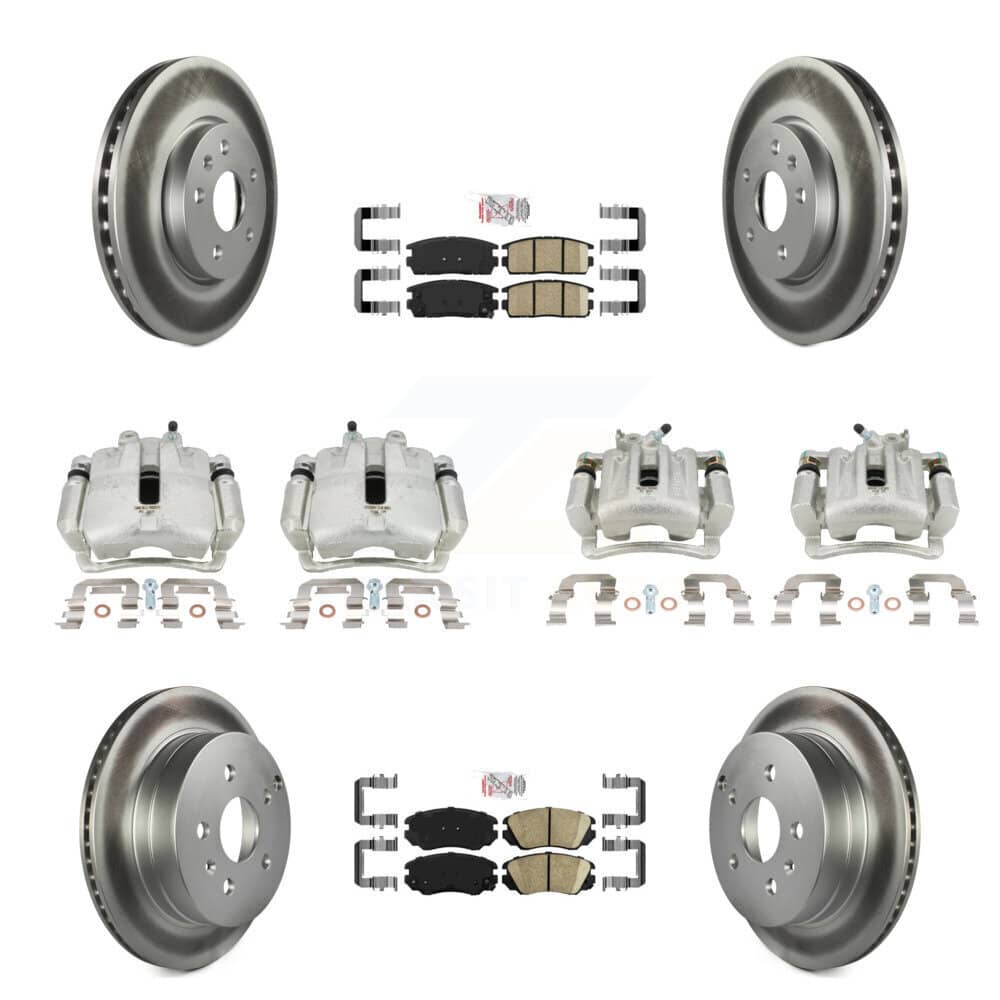 Transit Auto - KCG-101703N - Front and Rear Disc Brake Kits