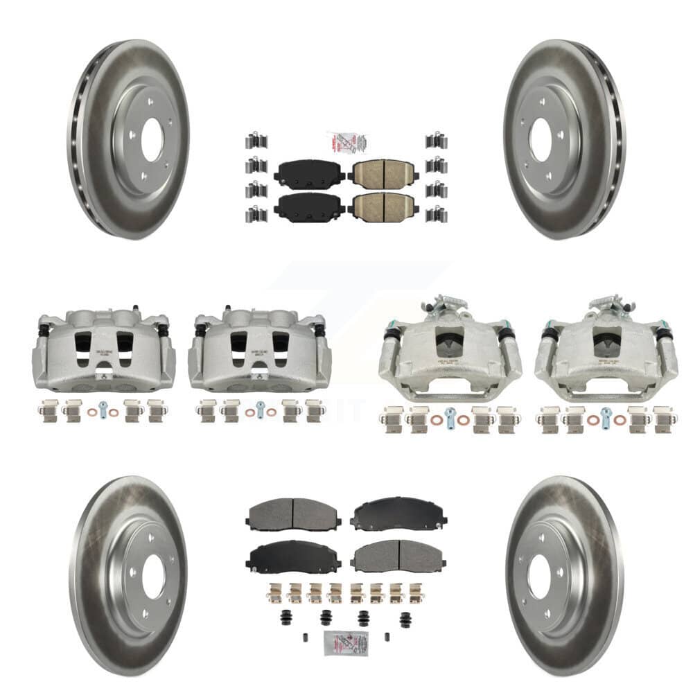 Transit Auto - KCG-102420N - Front and Rear Disc Brake Kits