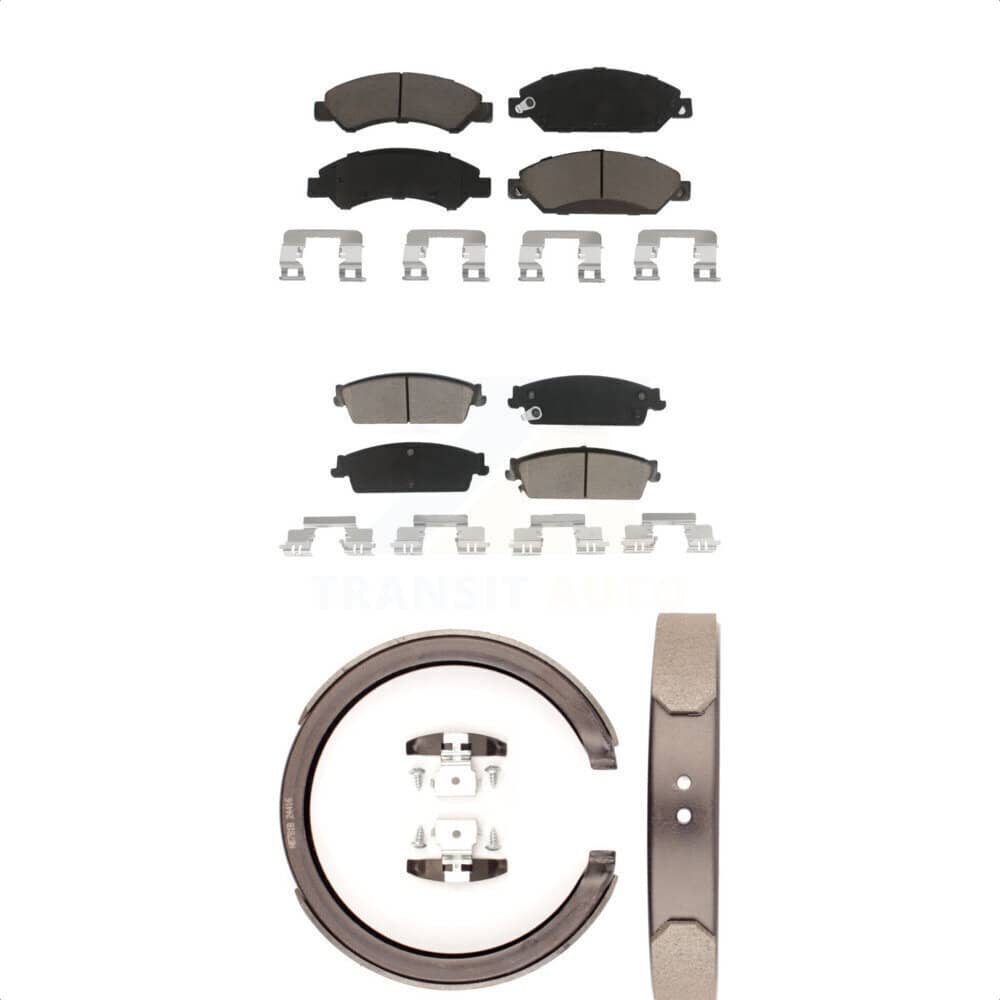 Transit Auto - KCN-100221 - Front and Rear Disc Brake Pad Kits