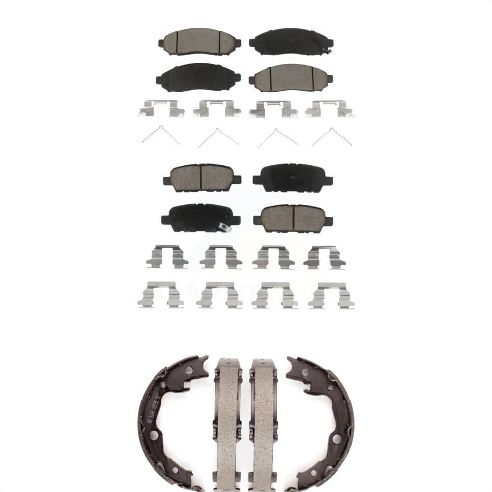 Transit Auto - KCN-100297 - Front and Rear Disc Brake Pad Kits