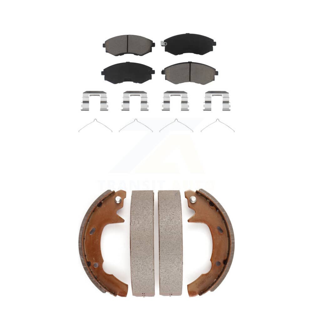Transit Auto - KCN-100340 - Front and Rear Disc Brake Pad Kits