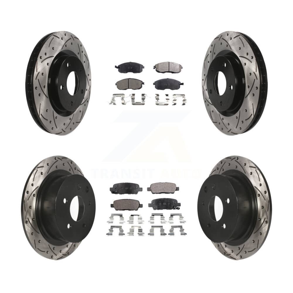 Transit Auto - KDF-100337 - Front and Rear Disc Brake Kits