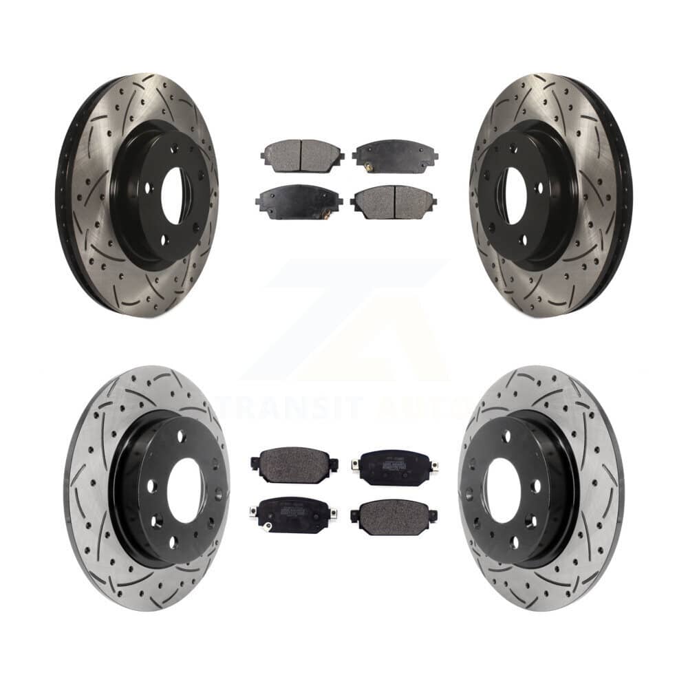 Transit Auto - KDF-100589 - Front and Rear Disc Brake Kits