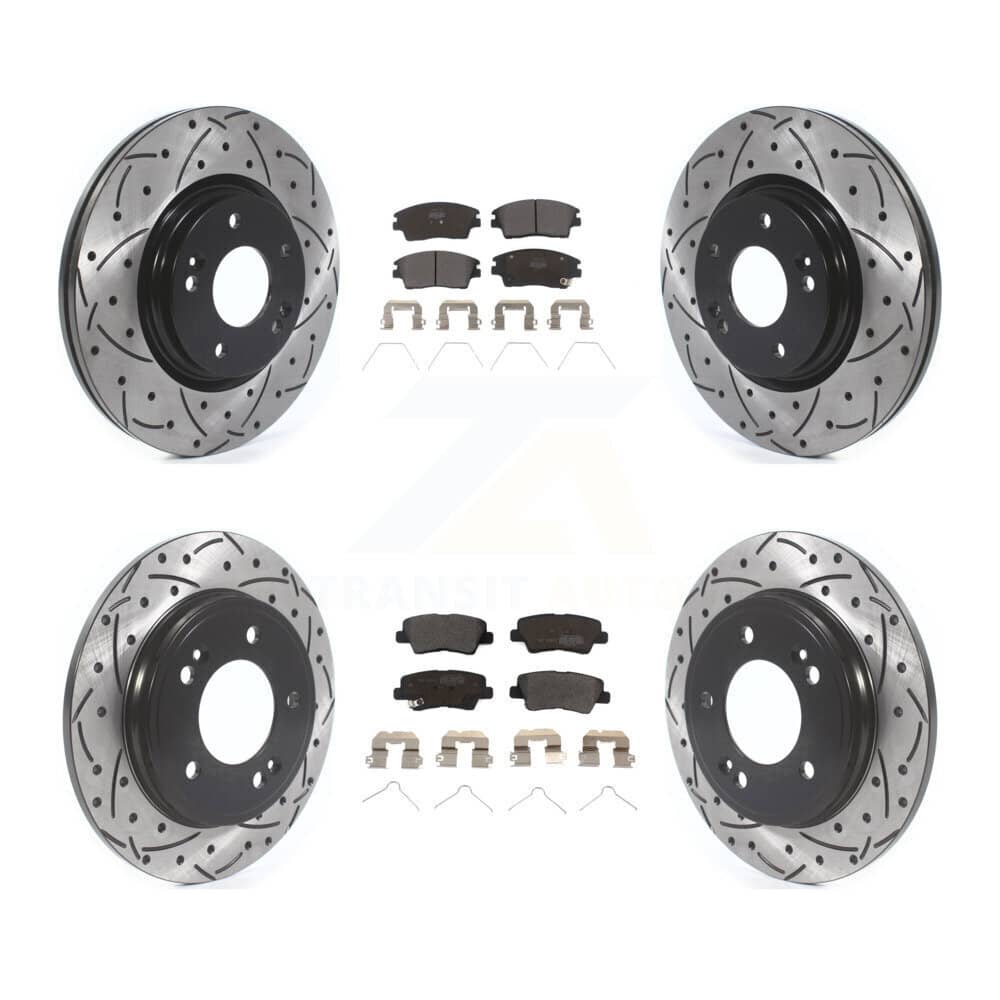 Transit Auto - KDF-100673 - Front and Rear Disc Brake Kits