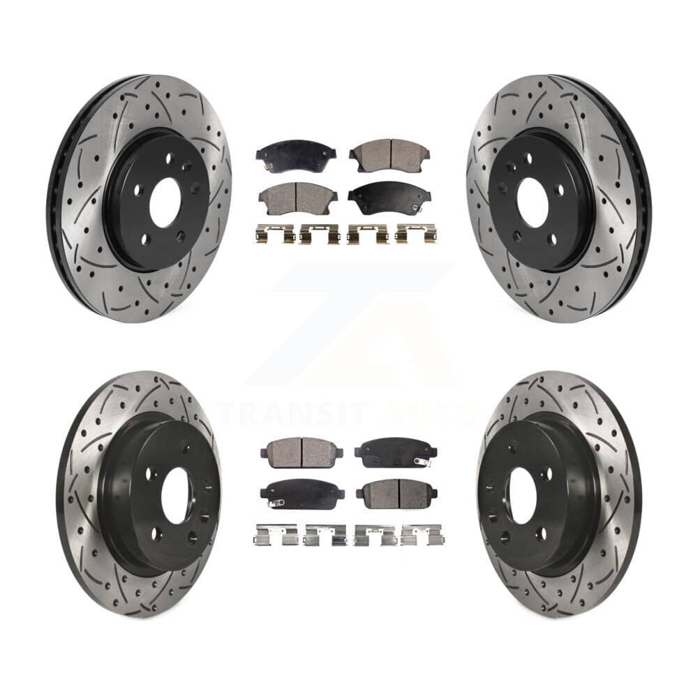 Transit Auto - KDF-100789 - Front and Rear Disc Brake Kits