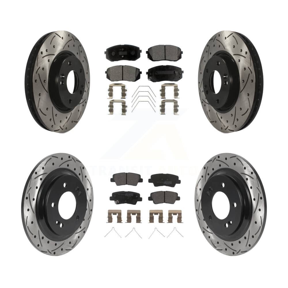 Transit Auto - KDF-101030 - Front and Rear Disc Brake Kits