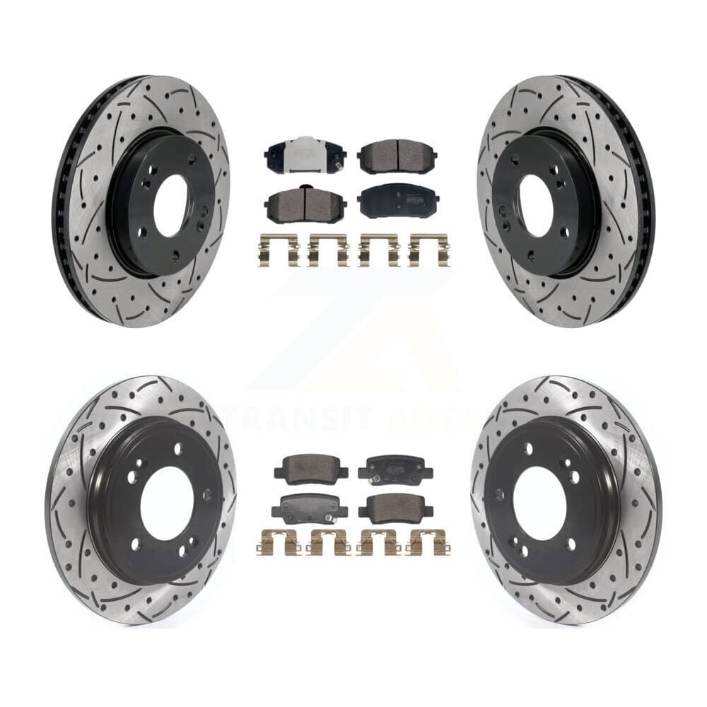 Transit Auto - KDF-101177 - Front and Rear Disc Brake Kits