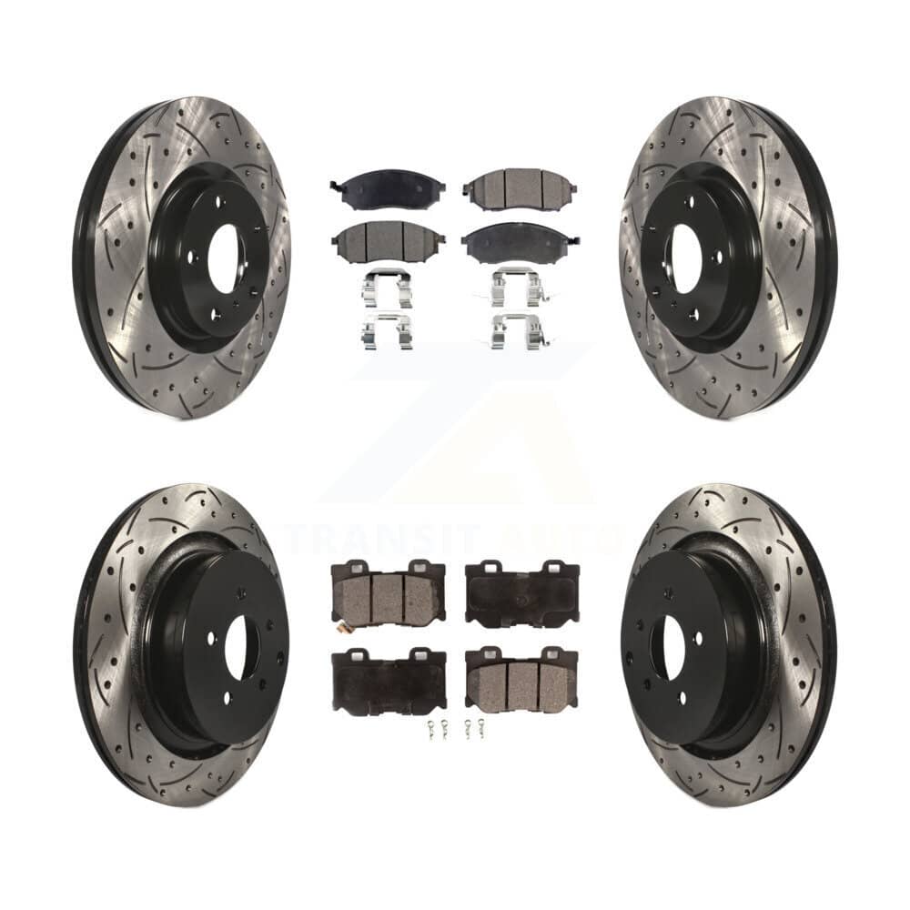 Transit Auto - KDF-101806 - Front and Rear Disc Brake Kits